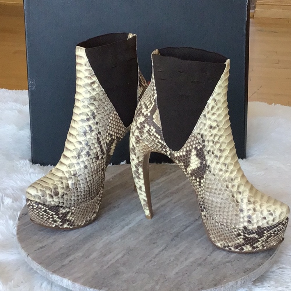 Walter Steiger Python Ankle Booties. - image 6